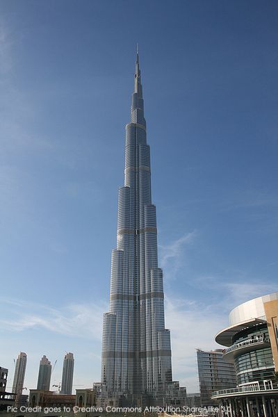 Burj Khalifa (Previously, Burj Dubai), The Tallest Building in the World to Date